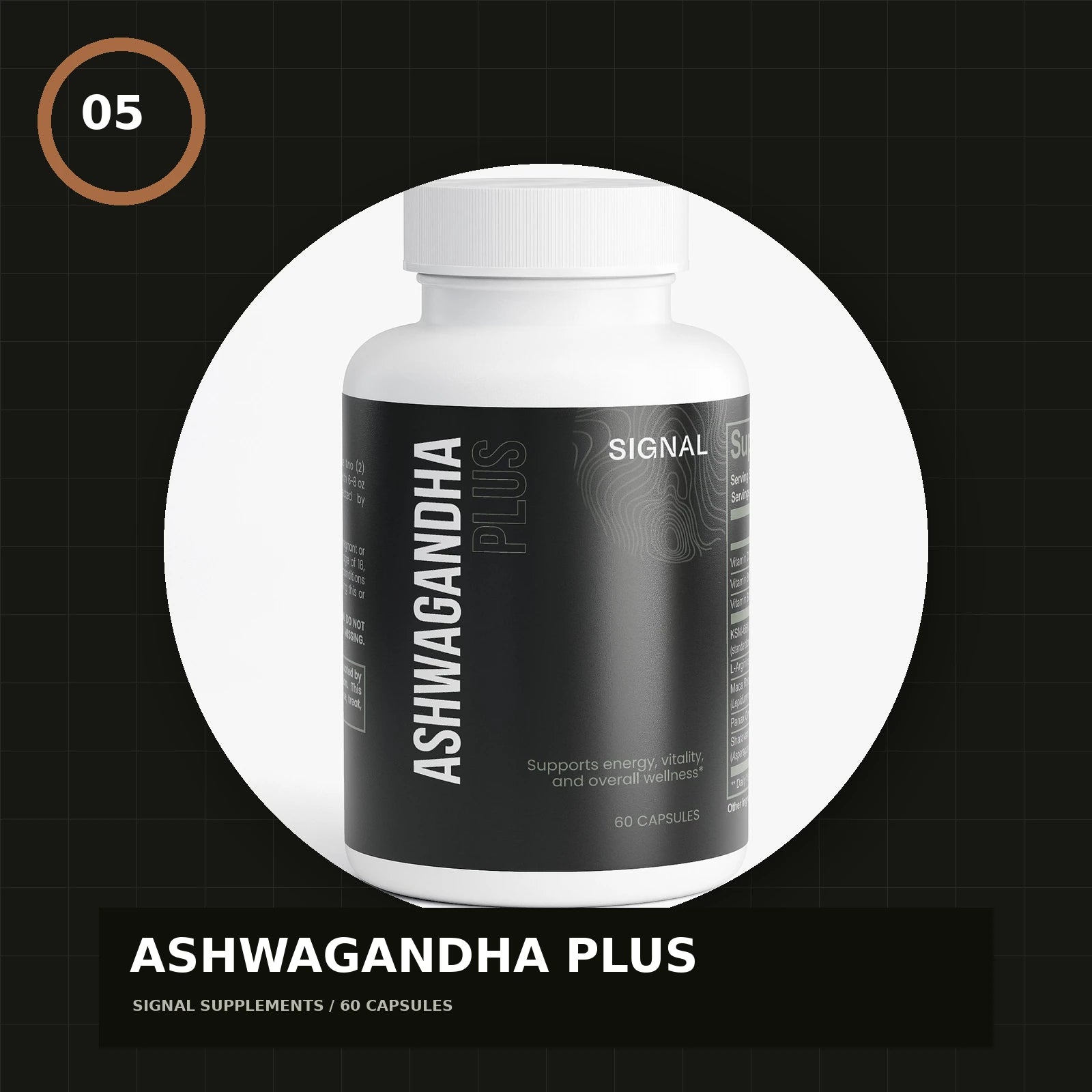 Ashwagandha Plus package in an original Signal composition, view 5