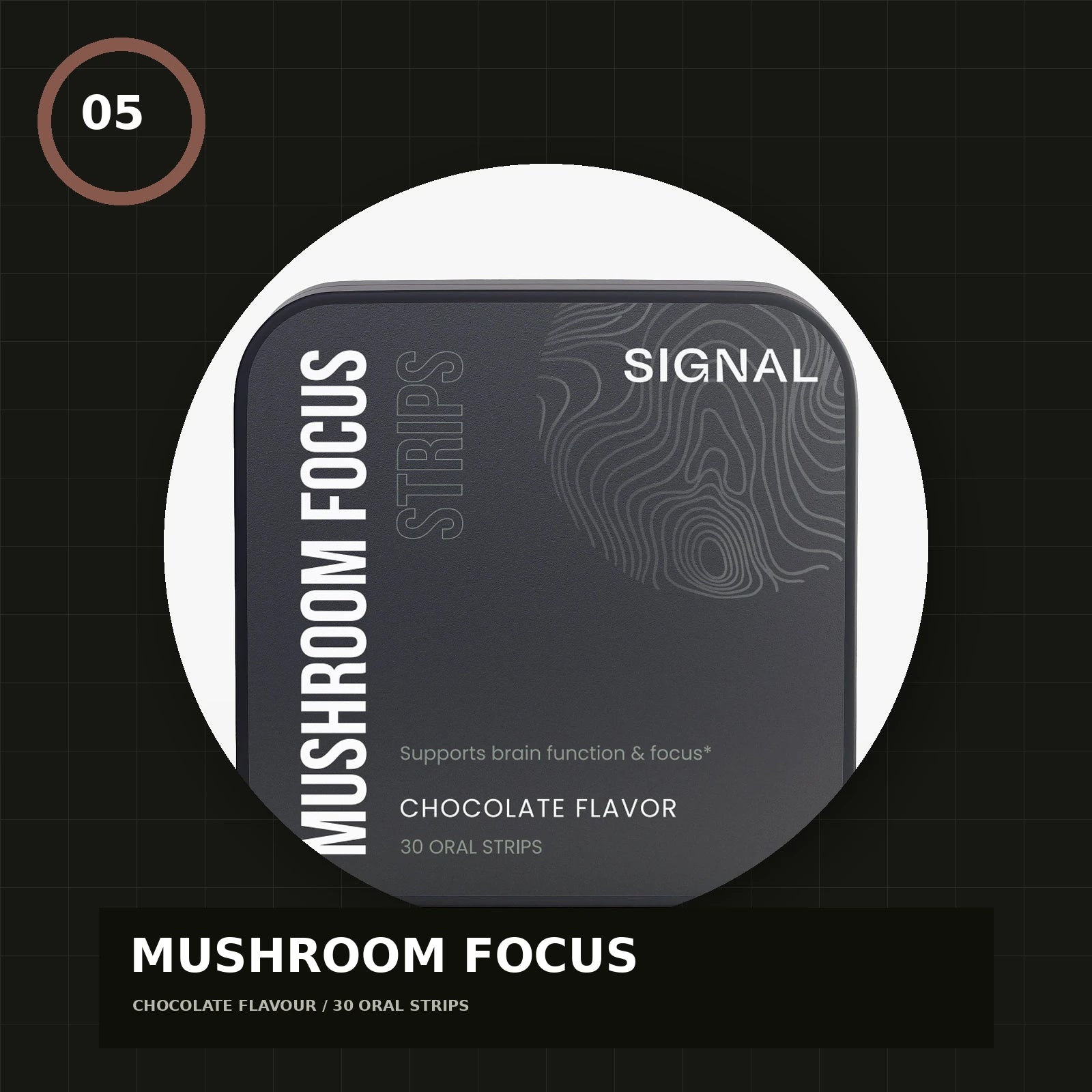 Mushroom Focus Strips package in an original Signal composition, view 5